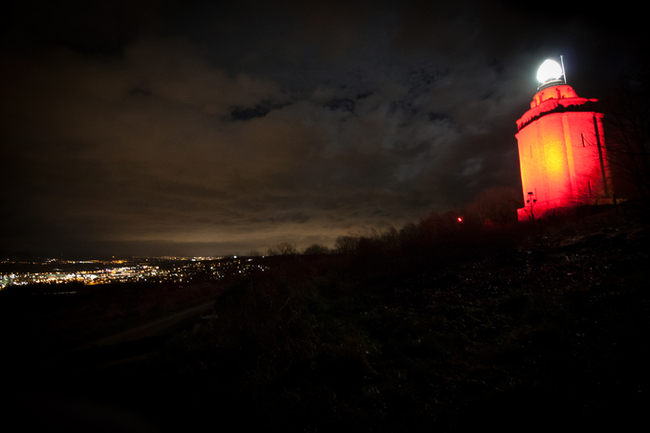 インゲルハイム市の象徴となるIngelummer Kerz（インゲルマー・ケルツ（インゲルハイムろうそく））。