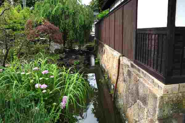 水路のある風景に癒されて