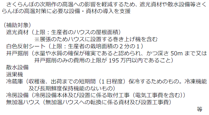 支援の内容