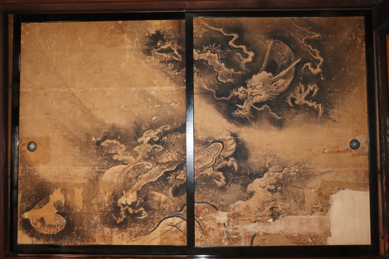 阿吽双龍絵図 右