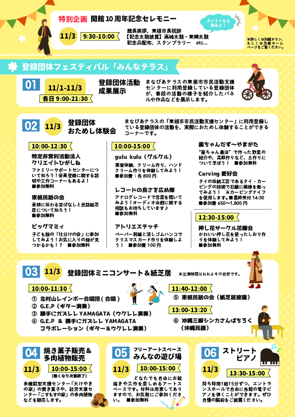 みんなテラス 裏