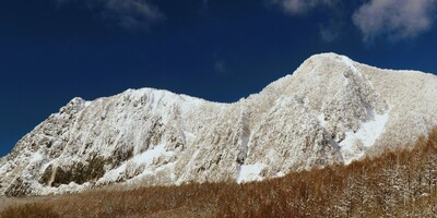 冬の便り　黒伏山に届く